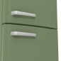 GORENJE ONRK619DOL Gorenje Retro Collection Kühl- / Gefrierkombination (D, 192,0 kWh, 1940 mm hoch, Oliv)