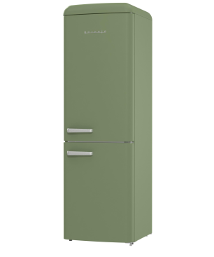 GORENJE ONRK619DOL Gorenje Retro Collection Kühl- / Gefrierkombination (D, 192,0 kWh, 1940 mm hoch, Oliv)