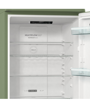 GORENJE ONRK619DOL Gorenje Retro Collection Kühl- / Gefrierkombination (D, 192,0 kWh, 1940 mm hoch, Oliv)