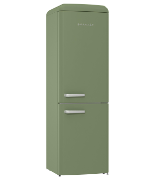 GORENJE ONRK619DOL Gorenje Retro Collection Kühl- / Gefrierkombination (D, 192,0 kWh, 1940 mm hoch, Oliv)