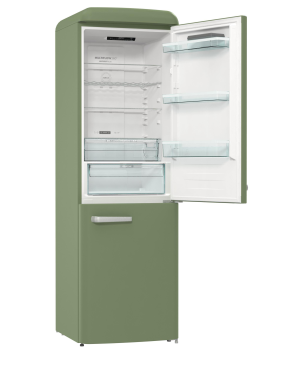 GORENJE ONRK619DOL Gorenje Retro Collection Kühl- / Gefrierkombination (D, 192,0 kWh, 1940 mm hoch, Oliv)