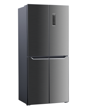 WOLKENSTEIN WCD362NFDEIX Kühlgefrierkombination (E, 262 kWh, 180 cm hoch, Inox)