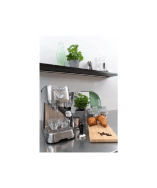 SOLIS OF SWITZERLAND Barista Perfetta Plus 1170 V2 Espressomaschine | Siebträgermaschine | Milchaufschäumer Silber