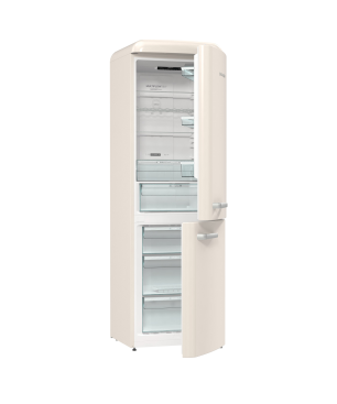 GORENJE ONRK619EC Kühl-Gefrierkombination (E, 194 cm hoch, Helles Beige)