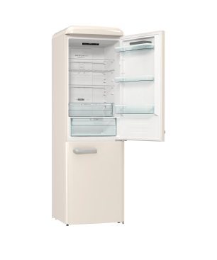 GORENJE ONRK619EC Kühl-Gefrierkombination (E, 194 cm hoch, Helles Beige)