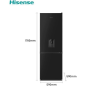 HISENSE RB372N4WB1 KühlGefrierkombination (F, 178,5 cm hoch, Schwarz) HISENSE RB372N4WB1 KühlGefrierkombination (F, 178,5 cm hoch, Schwarz)