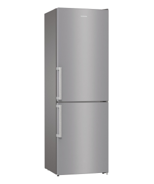 GORENJE NRK6192ES5F Gorenje Essential Line Kühlgefrierkombination (E, 242 kWh, 1850 mm hoch, Silber)