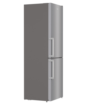 GORENJE NRK6192ES5F Gorenje Essential Line Kühlgefrierkombination (E, 242 kWh, 1850 mm hoch, Silber)