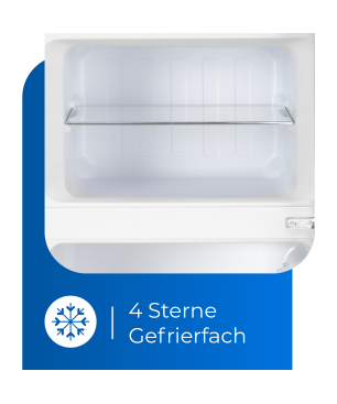 EXQUISIT RKGC270-45-H-160E grau Kühl- und Gefrierkombination (E, 1465 mm hoch, Grau)