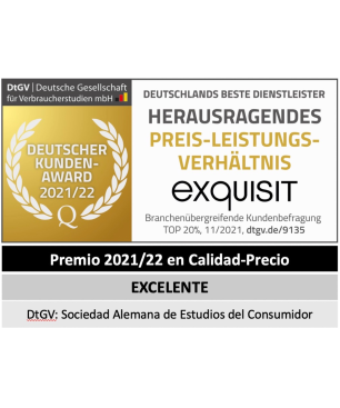 EXQUISIT RKGC270-45-H-160E mattschwarz Kühl- und Gefrierkombination (E, 180 kWh, 1465 mm hoch, Mattschwarz)