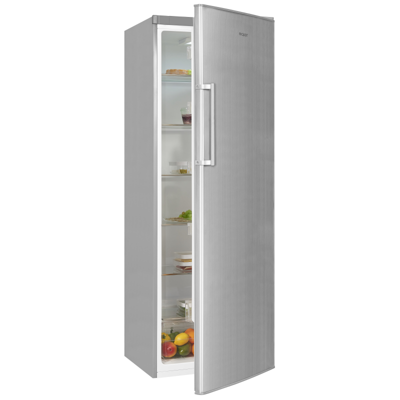 EXQUISIT KS350-V-H-040E inoxlook Kühlschrank (114,00 kWh/Jahr, E, 1730 mm hoch) EXQUISIT KS350-V-H-040E inoxlook Kühlschrank (114,00 kWh/Jahr, E, 1730 mm hoch)
