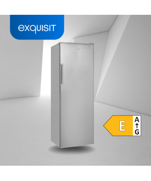 EXQUISIT KS350-V-H-040E inoxlook Kühlschrank (114,00 kWh/Jahr, E, 1730 mm hoch)