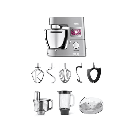 KENWOOD KCL95.424SI Cooking Chef XL Küchenmaschine mit Kochfunktion...