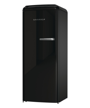 GORENJE ORB615DBK-L Retro Collection Kühlschrank (D, 1525 mm hoch, Jet black)
