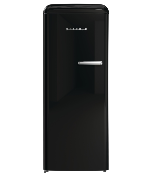 GORENJE ORB615DBK-L Retro Collection Kühlschrank (D, 1525 mm hoch, Jet black)
