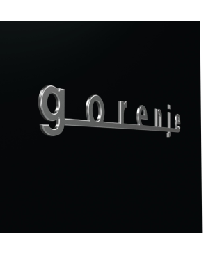 GORENJE ORB615DBK-L Retro Collection Kühlschrank (D, 1525 mm hoch, Jet black)