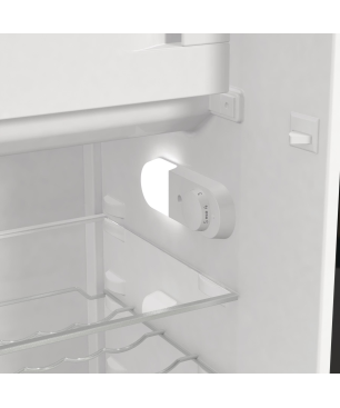 GORENJE ORB615DBK-L Retro Collection Kühlschrank (D, 1525 mm hoch, Jet black)