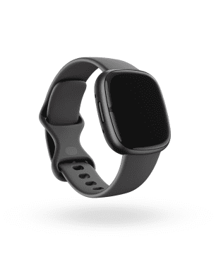 FITBIT Sense 2 Smartwatch Aluminium Elastomer, S/L, Shadow Grey/Graphite