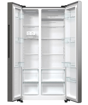 GORENJE NRR9185EAXL Advanced Line Side-by-Side (E, 1786 mm hoch, Edelstahl)