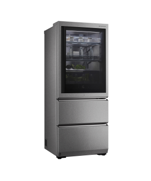 LG SIGNATURE LSR200B Kühlgefrierkombination (F, 307 kWh, 1793 mm hoch, Edelstahl)