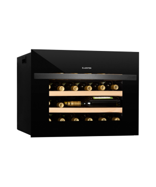 KLARSTEIN Vinsider 24 Built-In Uno Weinkühlschrank (EEK G, Schwarz)