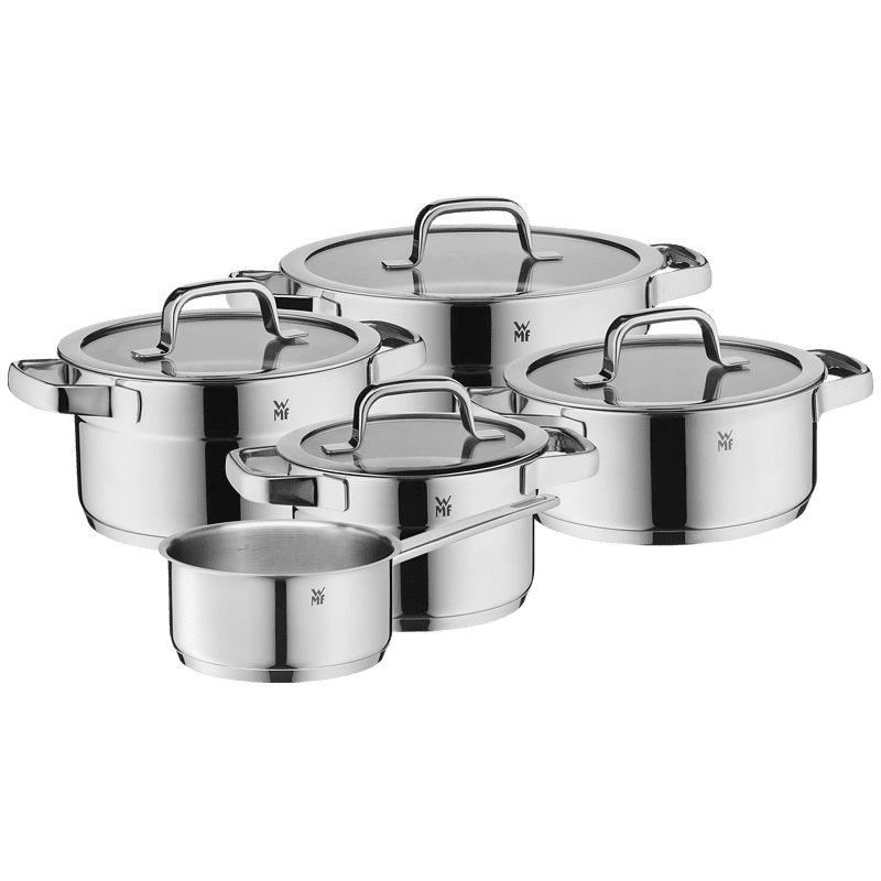WMF 07.9055.6380 Compact Cuisine 5-tlg. Topf-Set Cromargan®: Edelstahl Rostfrei 18/10 WMF 07.9055.6380 Compact Cuisine 5-tlg. Topf-Set Cromargan®: Edelstahl Rostfrei 18/10