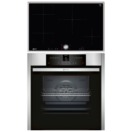 NEFF B55CR25N0+T48BT13N2 N 70, Einbauherdset (Induktionskochfeld, A+, 71 Liter)