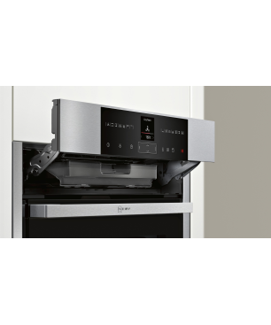 NEFF B45VR22N0, Einbaubackofen (Einbaugerät, 71 Liter, 596 mm breit), Slide&Hide, Dampfgarfunktion