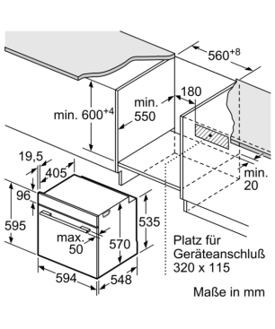 BOSCH HND679LS60 Serie 6 (Backofen), Serie 4 (Kochfeld), Einbauherdset (Induktionskochfeld, A, 71 Liter)