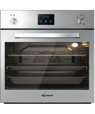 KLUGMANN KGO600.5GFX + KT6000B5, Einbauherdset (Vitroceramic Gaskochfeld, A+, 60 Liter)
