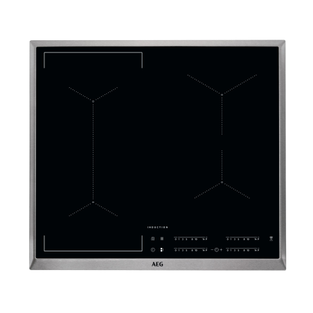 AEG KOMB55PIS3 Serie 6000 mit SteamBake Feuchtigkeitszugabe (mit Pyrolyse), Einbaubackofenset (Induktionskochfeld, A+, 71 Lite
