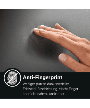 AEG KOMB55PIS3 Serie 6000 mit SteamBake Feuchtigkeitszugabe (mit Pyrolyse), Einbaubackofenset (Induktionskochfeld, A+, 71 Lite