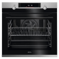 AEG KOMB55PIS3 Serie 6000 mit SteamBake Feuchtigkeitszugabe (mit Pyrolyse), Einbaubackofenset (Induktionskochfeld, A+, 71 Lite