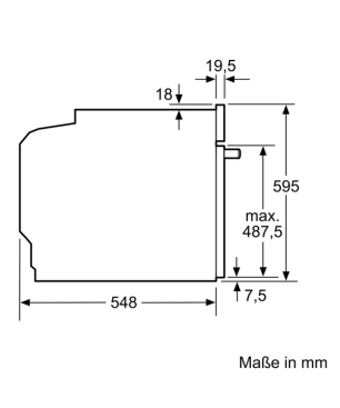 SIEMENS HM676G0S1, Mikrowelle (Einbaugerät, 67 Liter, 594 mm breit), iQ700