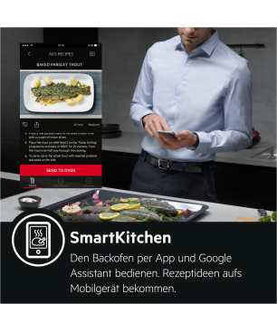 AEG BCO99821V2, Backofen (Einbaugerät, 70 Liter, 595 mm breit), Serie 9000 mit SteamPro Wifi-Multi-Dampfgarer (mit Sous-vide-G