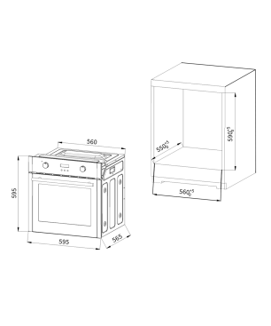 KKT KOLBE SET80052FZ, Herdset (Induktion, A, 70 Liter)