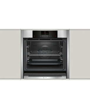 NEFF N 90 B55CS22N0, Backofen (Einbaugerät, 71 Liter, 596 mm breit), Slide&Hide