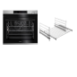 AEG BSO77821V3, Backofen (Einbaugerät, 71 Liter, 595 mm breit), Serie 7000 mit SteamCrisp Dampfunterstützung (mit Pyrolyse)