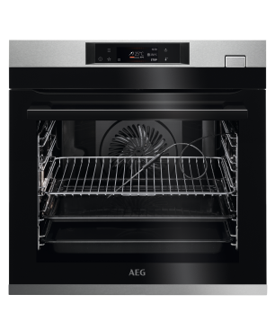 AEG BSO77821V3, Backofen (Einbaugerät, 71 Liter, 595 mm breit), Serie 7000 mit SteamCrisp Dampfunterstützung (mit Pyrolyse)