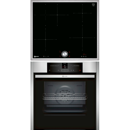 NEFF BP 46 TI (B55CR25N0+T46BT60N0) N 70, Einbauherdset (Induktionskochfeld, A+, 71 Liter)