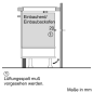 NEFF BP 46 TI (B55CR25N0+T46BT60N0) N 70, Einbauherdset (Induktionskochfeld, A+, 71 Liter)