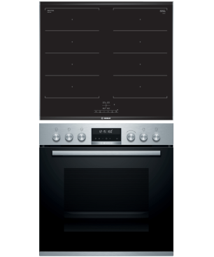 BOSCH HND679LS66, Einbauherdset (Induktion, A, 71 Liter)