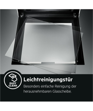 AEG KOMB307PI, Einbaubackofenset (Induktionskochfeld, A+, 72 Liter)
