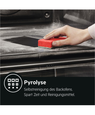 AEG KOMB307PI, Einbaubackofenset (Induktionskochfeld, A+, 72 Liter)