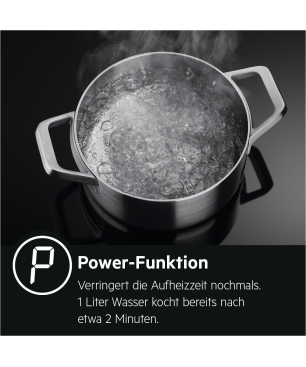 AEG MAXIB306PI Serie 6000 mit SurroundCook Ringheißluftsystem (mit Pyrolyse), Einbaubackofenset (Induktionskochfeld, A+, 72 Li