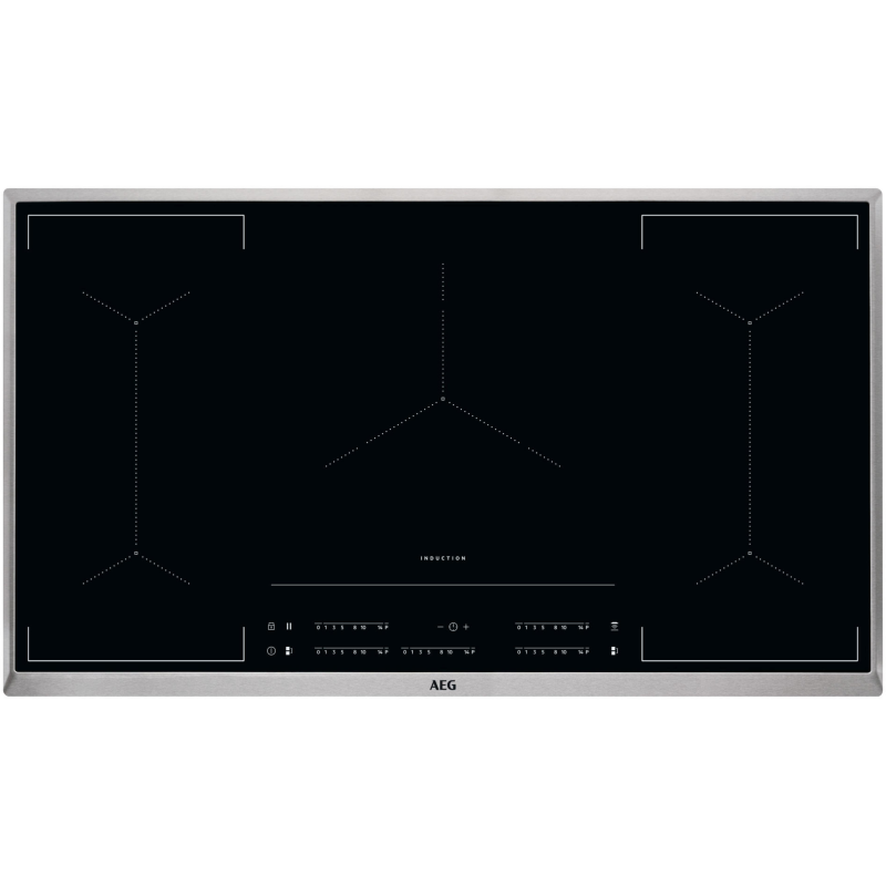 AEG IKE 95454 XB Steel (896 mm breit, 5 Kochfelder) AEG IKE 95454 XB Steel (896 mm breit, 5 Kochfelder)