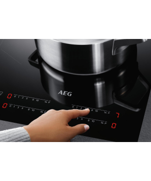AEG IKE 95454 XB Steel (896 mm breit, 5 Kochfelder)