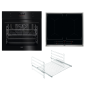 AEG KOMB506PDI Serie 6000 mit SurroundCook Ringheißluftsystem (mit Pyrolyse), Einbaubackofenset (Induktionskochfeld, A+, 71 Li