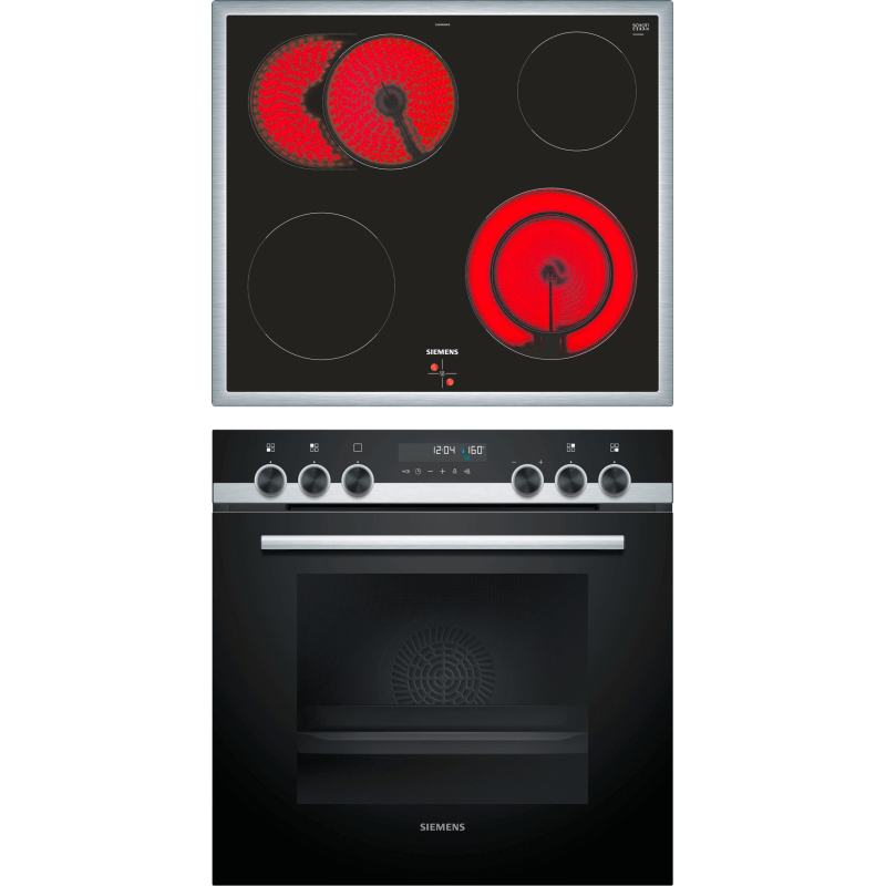 SIEMENS PQ521KB10 iQ500 (Backofen), iQ300 (Kochfeld), Einbauherdset (Elektrokochfeld, A, 71 Liter) SIEMENS PQ521KB10 iQ500 (Backofen), iQ300 (Kochfeld), Einbauherdset (Elektrokochfeld, A, 71 Liter)
