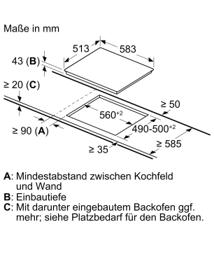 SIEMENS PQ521KB10 iQ500 (Backofen), iQ300 (Kochfeld), Einbauherdset (Elektrokochfeld, A, 71 Liter)